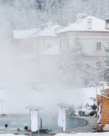 Spa extérieur hiver