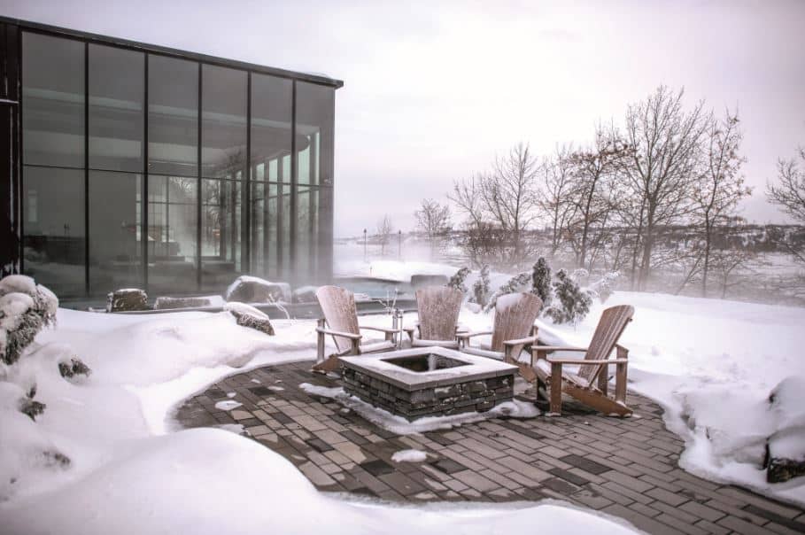 Gaëlle Leroyer, Destination Québec cité : centre de bien-être et spa extérieur