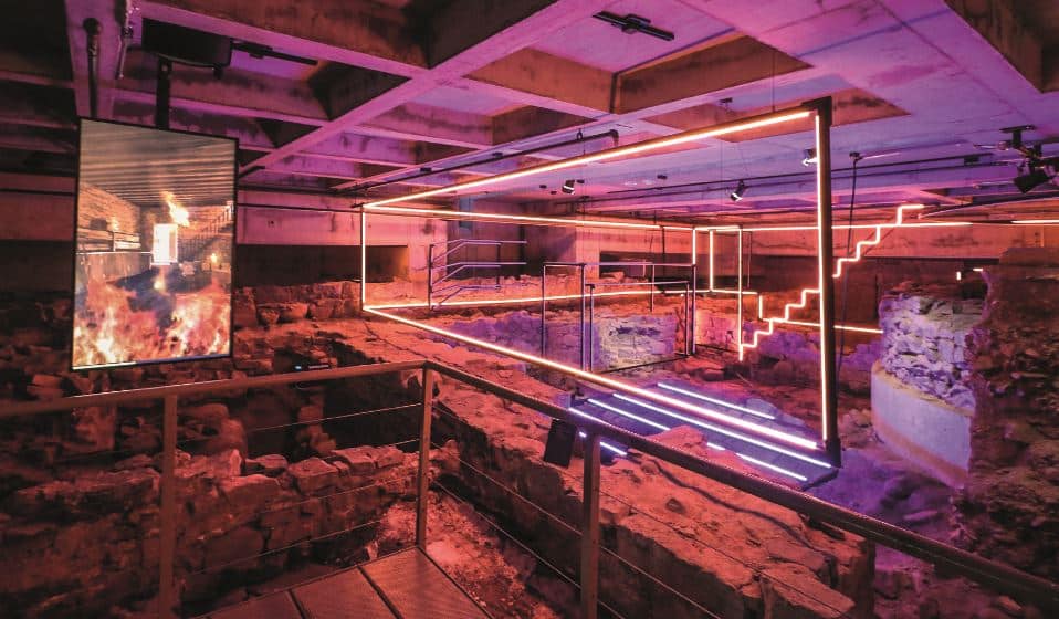 © Alain Vandal - PAC : intérieur de la Cité d’archéologie et d’histoire de Montréal