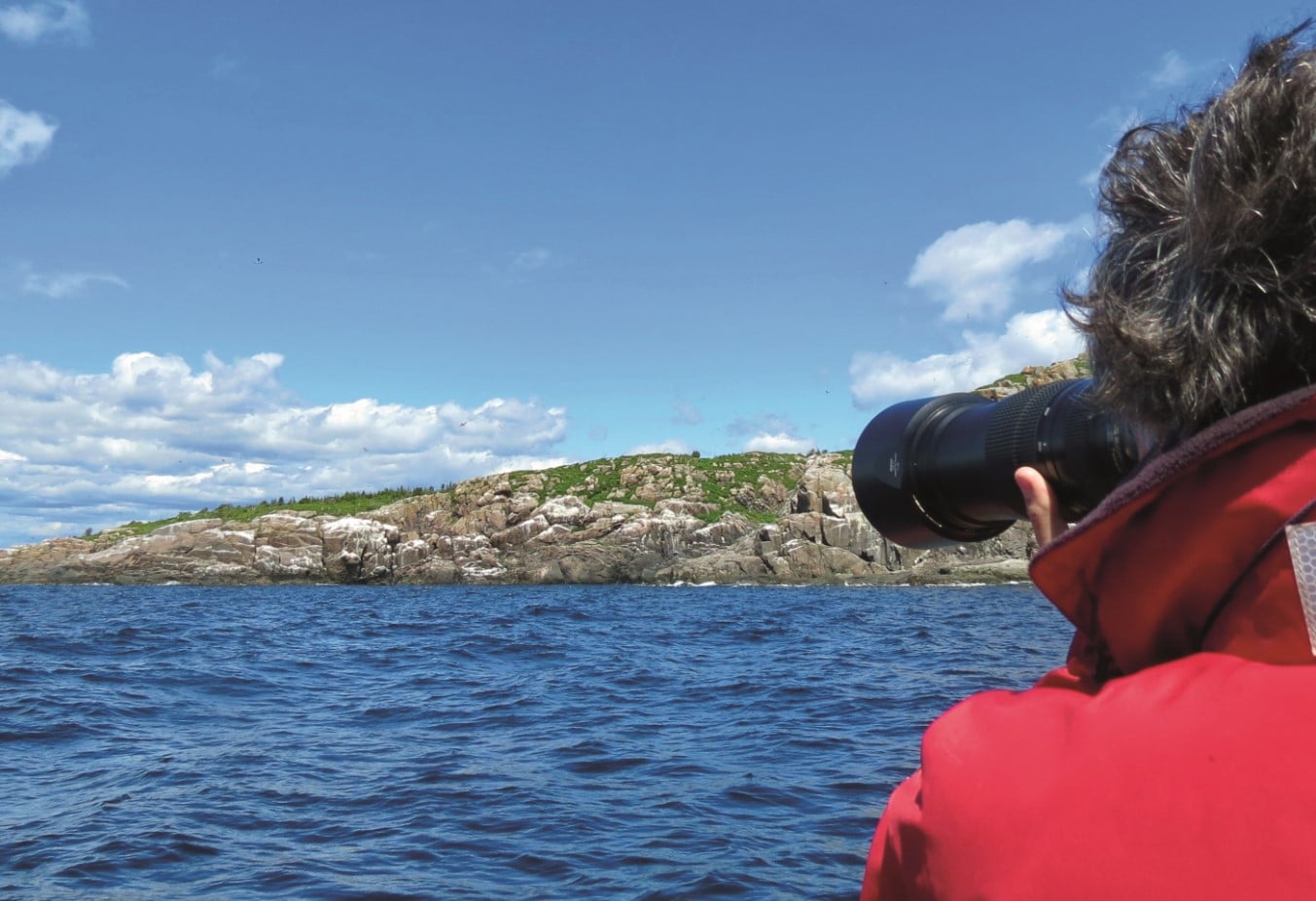 © David Lang : moment de photographie sur la Croisières du Capitaine.