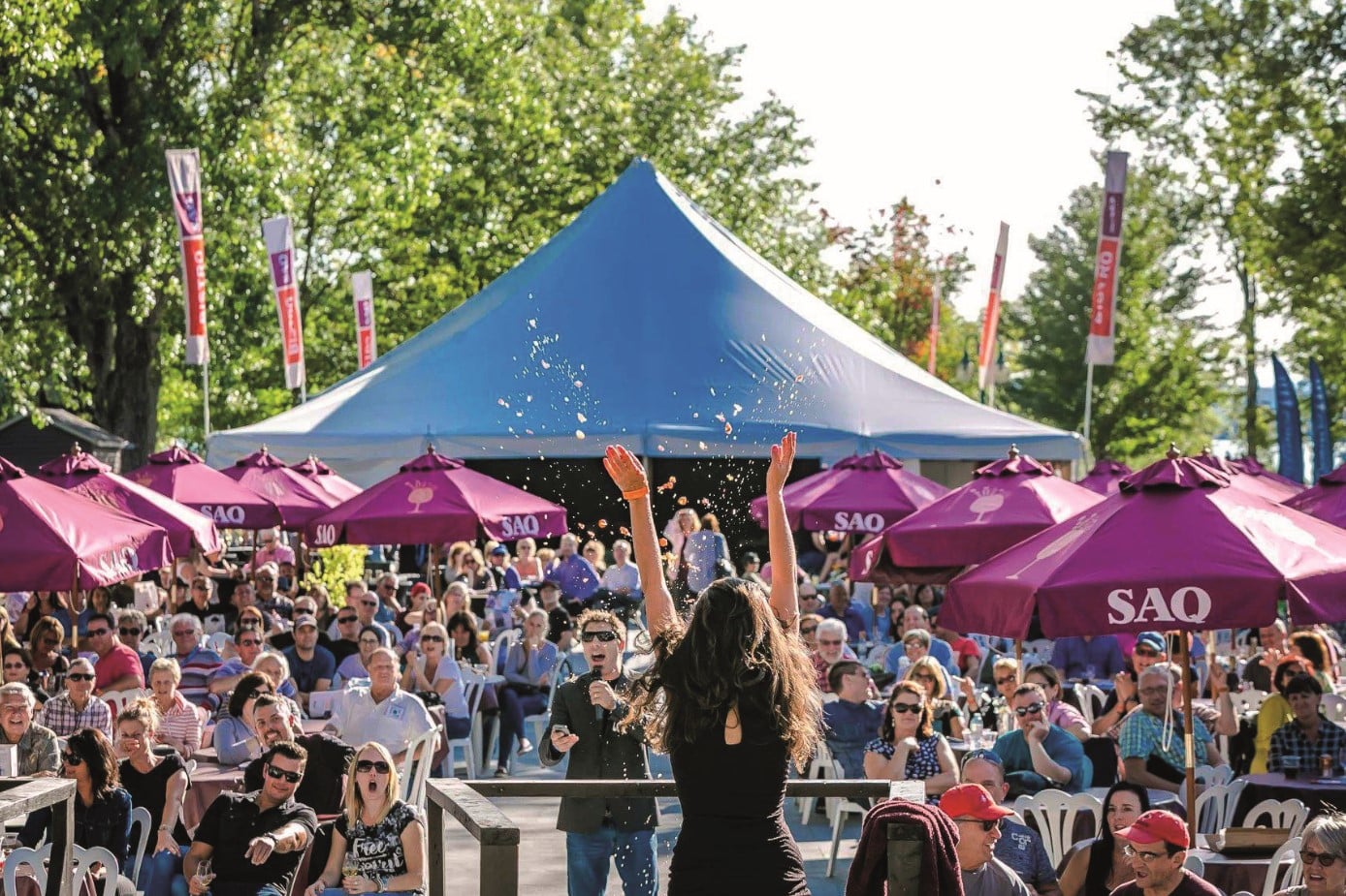 © Fête des vendanges : un grand nombre de personnes réuni pour la fête des vendanges 