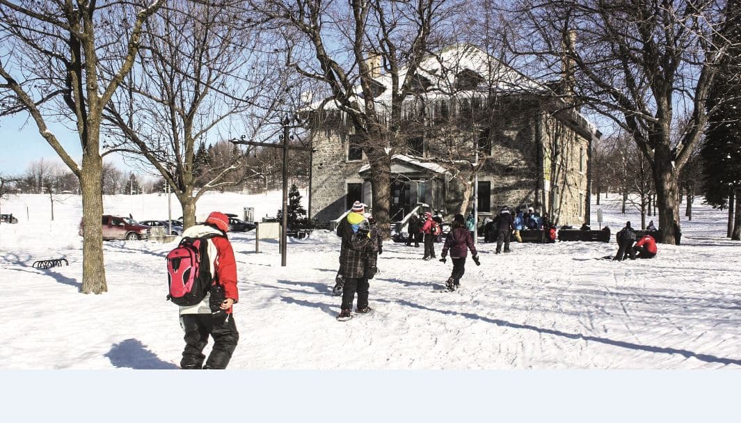 © Les amis de la Montagne / S. Montigny : Balade de groupe en pleine forêt