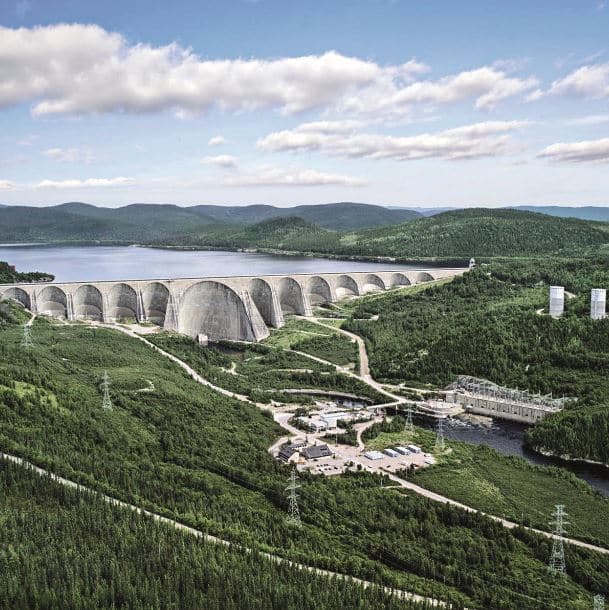 La centrale électrique Manic-5 © Parc de la Gorge Coaticook