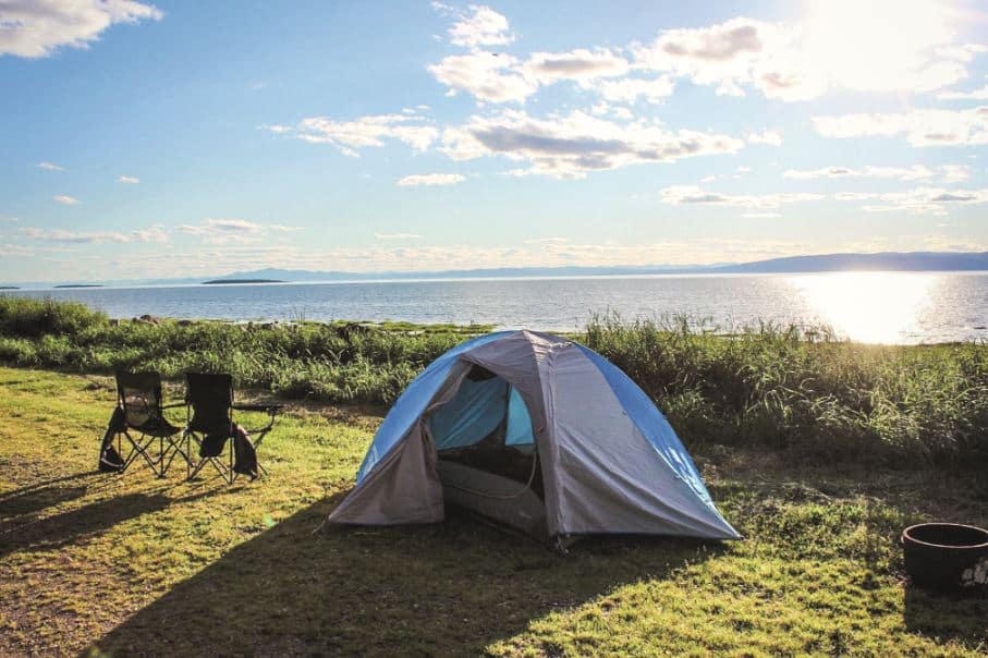 Sebka : vue sur les montagnes de Charlevoix