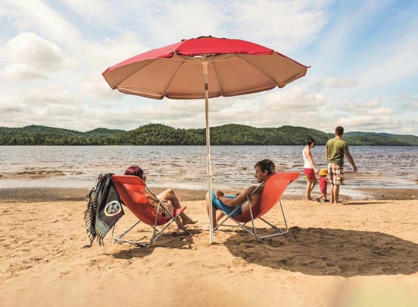 Sépaq - Jonathan Robert : camping au bord de la plage en couple et en famille