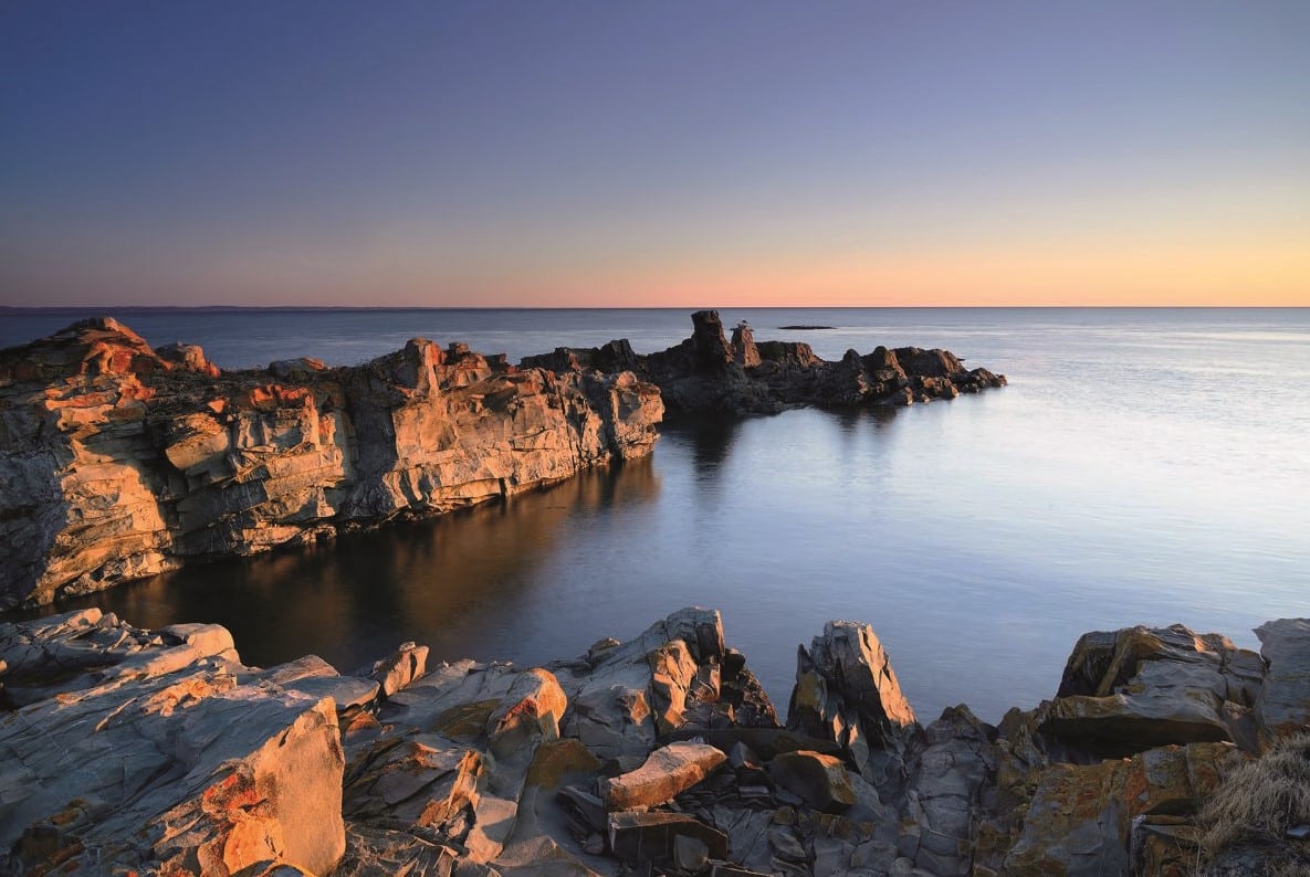 © Société Provancher - Yvan Bédard : couché de soleil sur l’Île aux Basques
