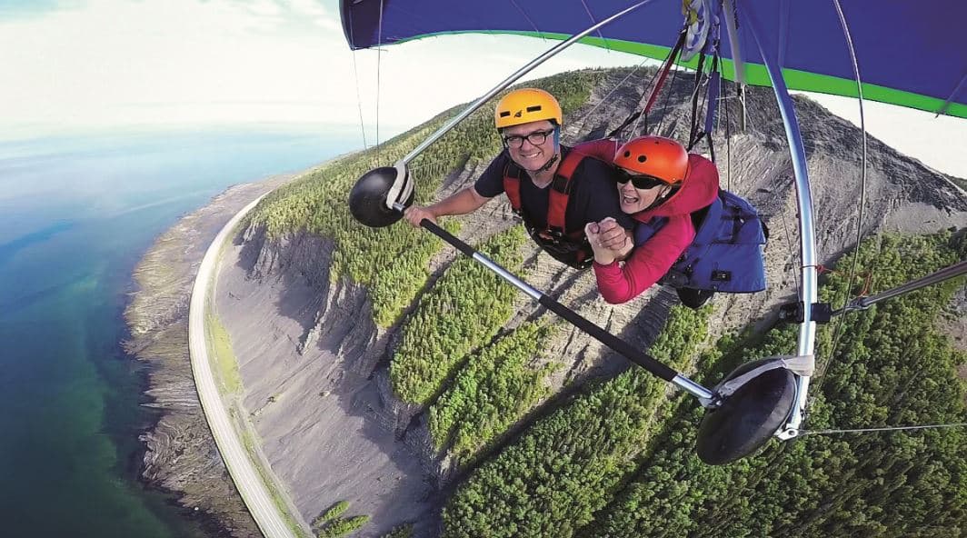 © Vue du Ciel - J-S Cloutier : pilote et instructeur en deltaplane