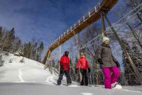 Sentier des Cimes Laurentides : une parfaite activité familiale à faire en hiver dans les Laurentides