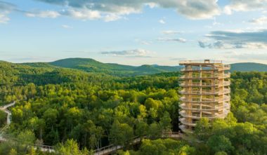 Sentier des cimes Laurentides - Tour panoramique vue