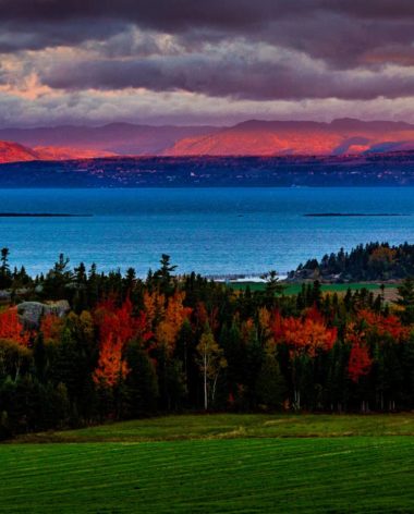 Saint-Germain de Kamouraska en automne - Crédit photo : Nicolas Gagnon