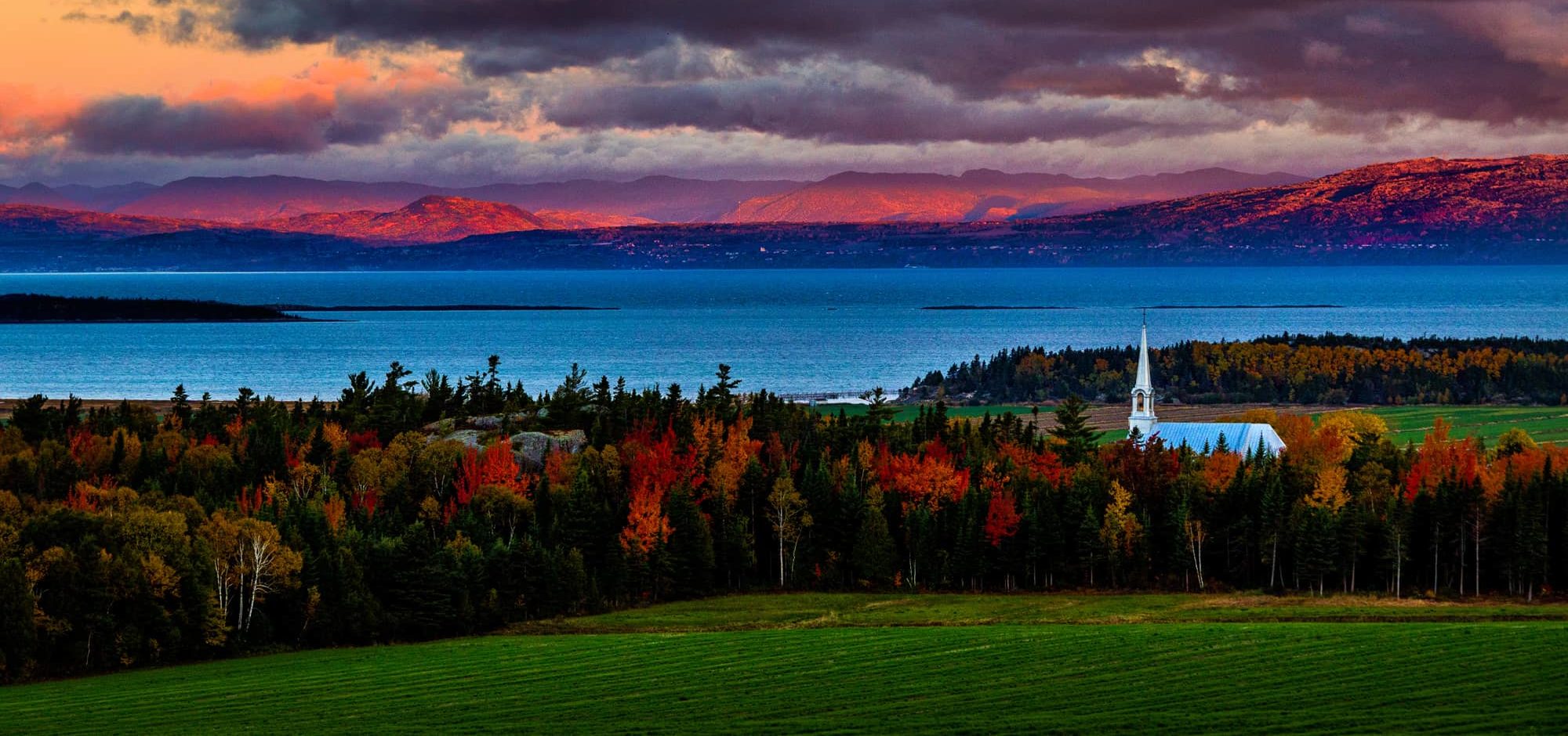 Saint-Germain de Kamouraska en automne - Crédit photo : Nicolas Gagnon