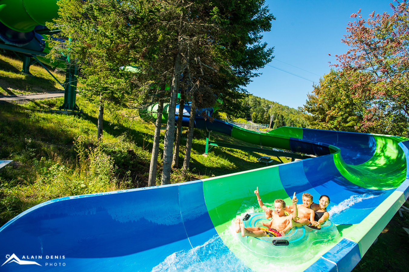 A faire en famille au Québec (Laurentides) : le Parc Aquatique de la Vallée de Saint-Sauveur
