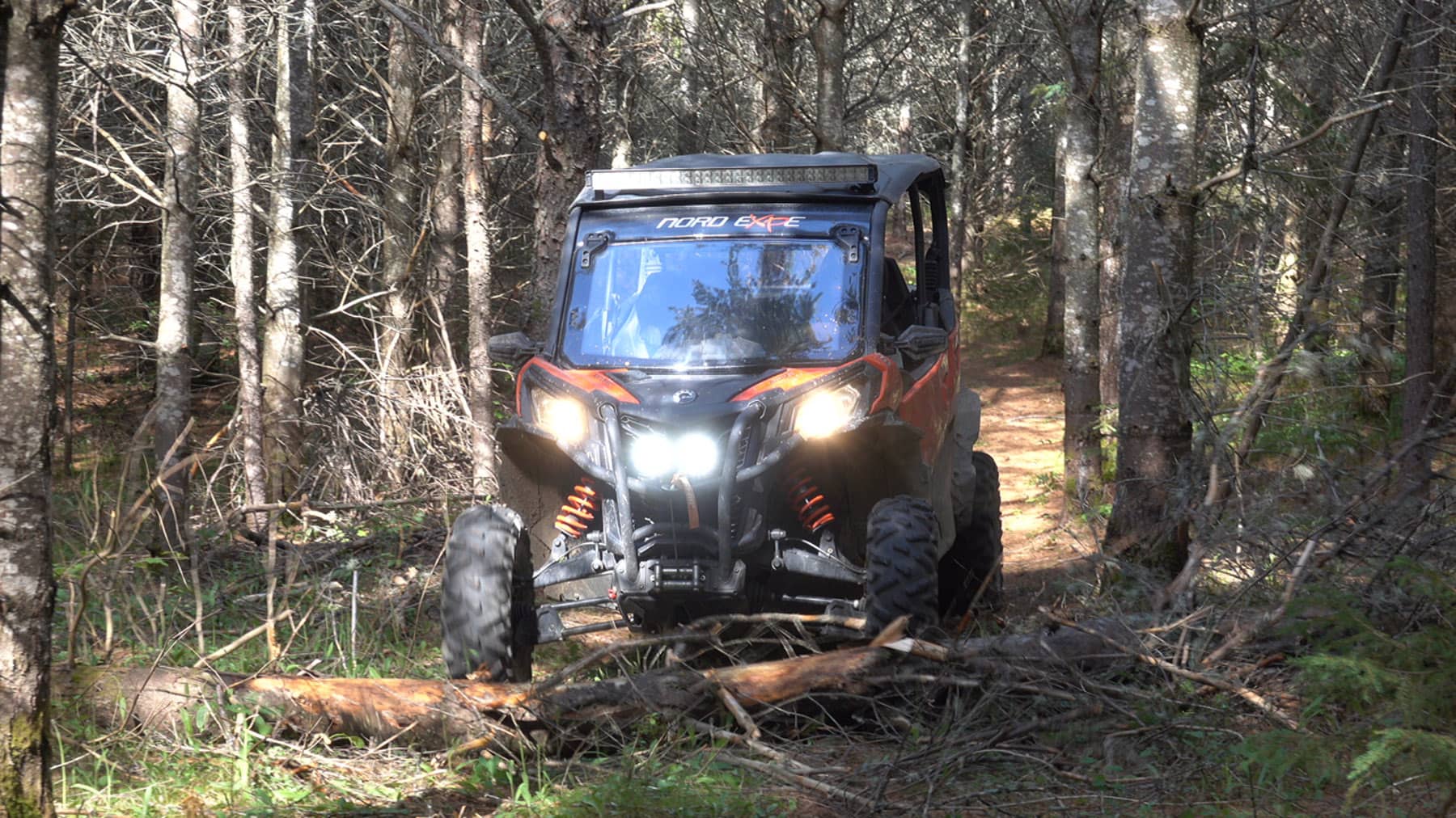 Randonnée en Side by Side BRP CANAM experience Manoir Richelieu QUEBEC - Quad au Québec avec Nord Expé