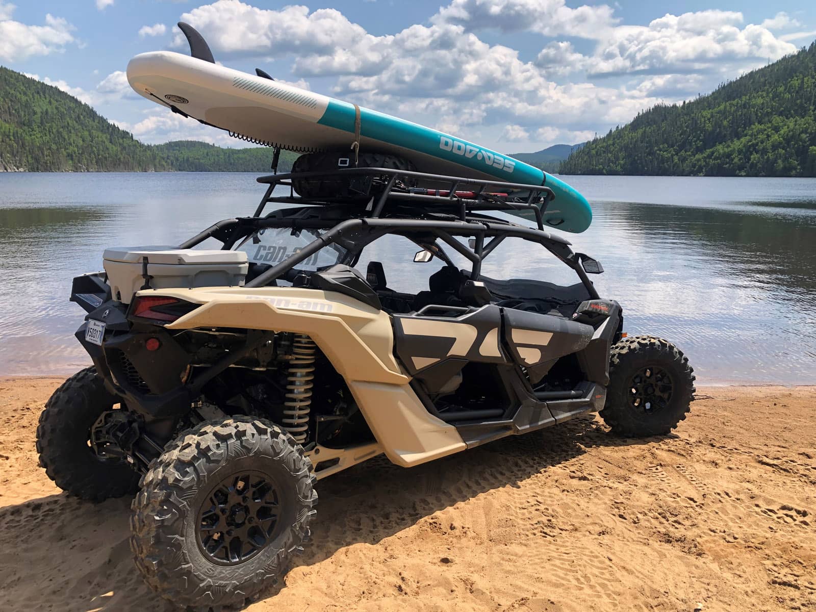 Paddle Board sur un Quad Nord Expé au Québec