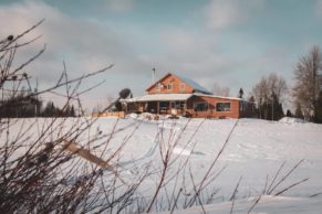 Auberge en hiver - Chalets Villégiature et Pourvoirie Daaquam