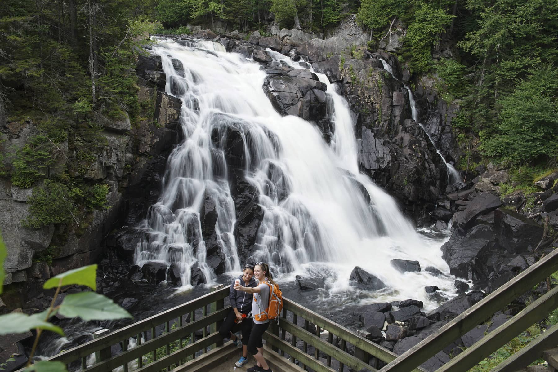 Parc national du Mont Tremblant - Chute du Diable - Photo Tourisme Laurentides