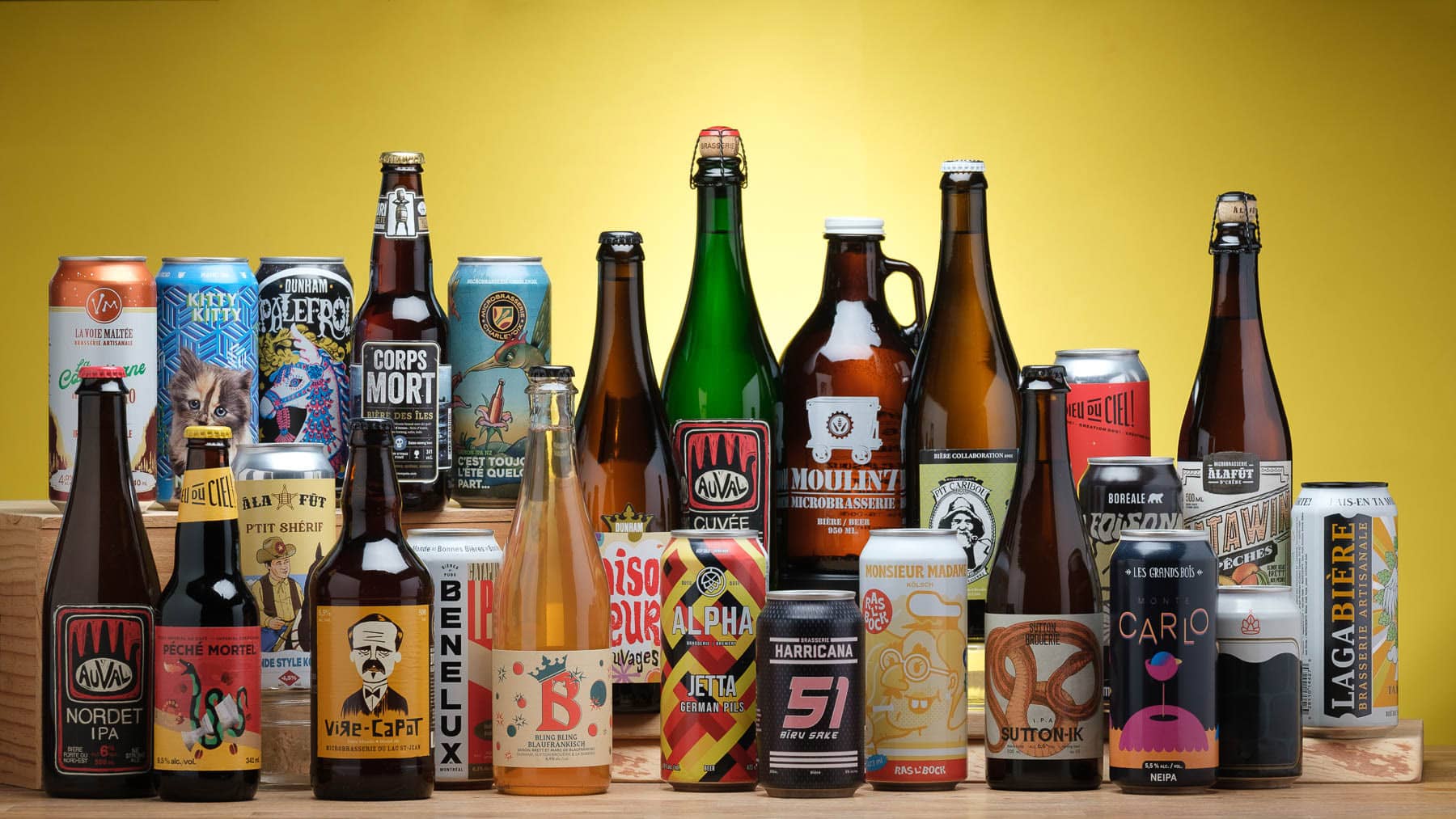 Diversité des bières au Québec - Photo : Olivier Bourget