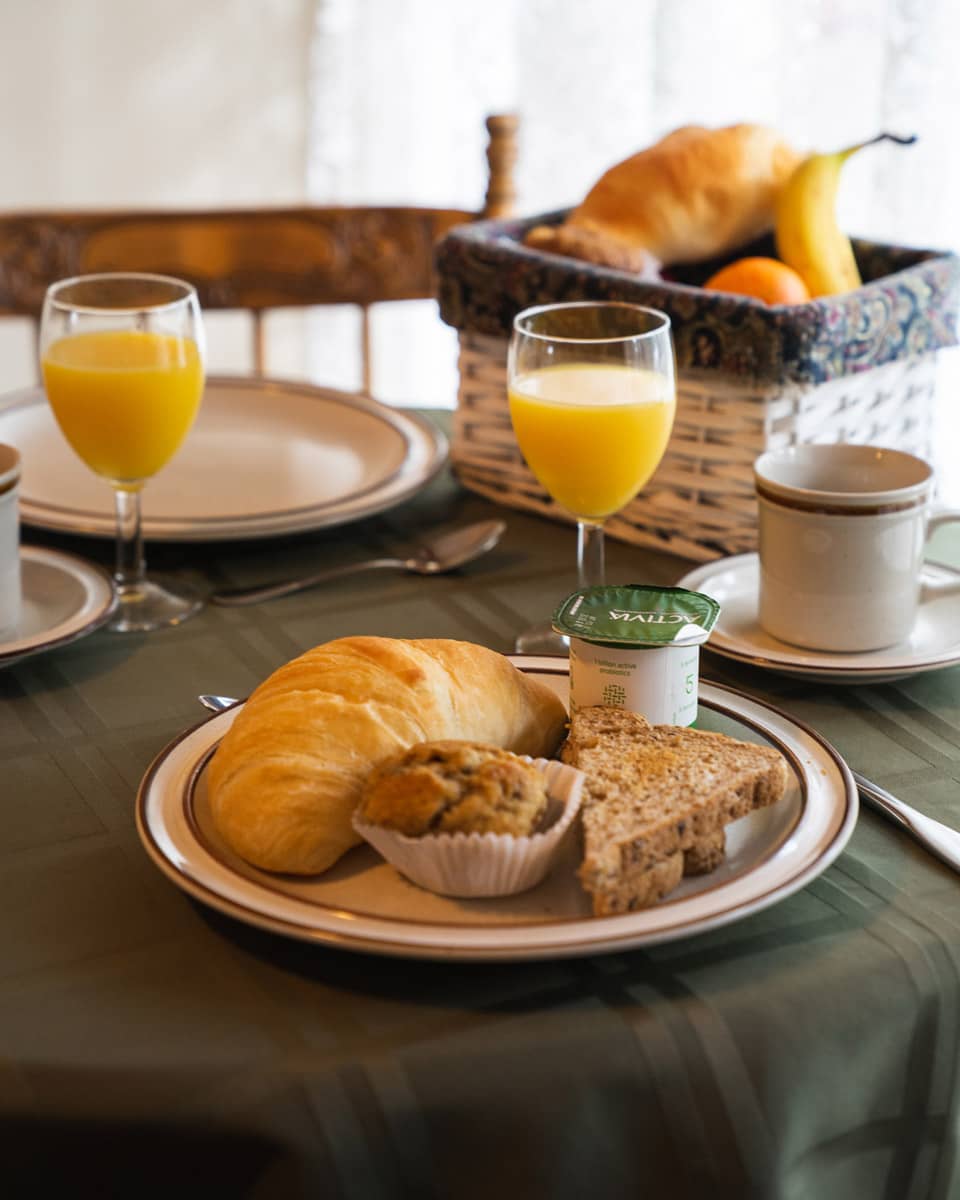 Un must: le petit déjeuner du Gîte Studios Leblanc Charlevoix - Photo Raphaël Bilodeau