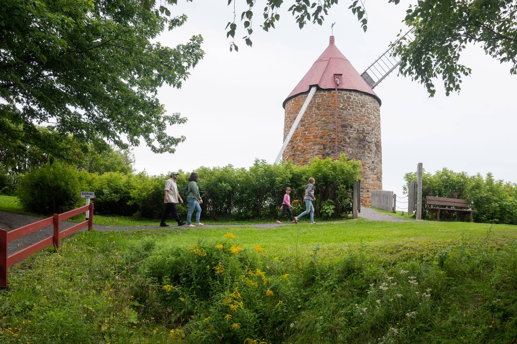 Que faire dans Charlevoix : visiter les moulins de l'Isle-aux-Coudres - Photo Tourisme Charlevoix