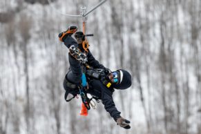 Méga Tyrolienne au Québec - Saint-Agathe-des-Monts - Tyroparc