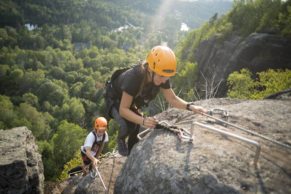 Via ferrata au Québec - Saint-Agathe-des-Monts - Tyroparc