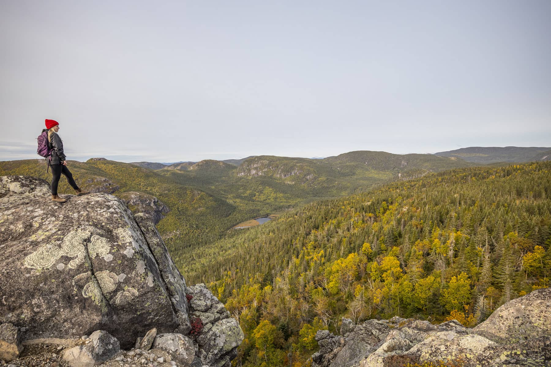 Randonnée Charlevoix - Secteur des Montagnes - Photo : André-Olivier Lyra