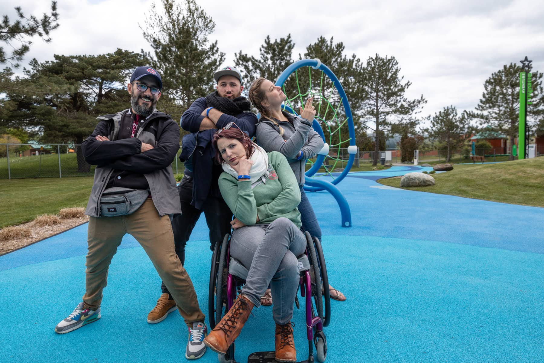 Parc Découverte Nature Coaticook - Voyage PMR au Québec - Récit d'une visite des Cantons-de-l'Est en fauteuil roulant par Daphnée Gagnage - Photo Harmony Le Reste et Pierre Akkaoui