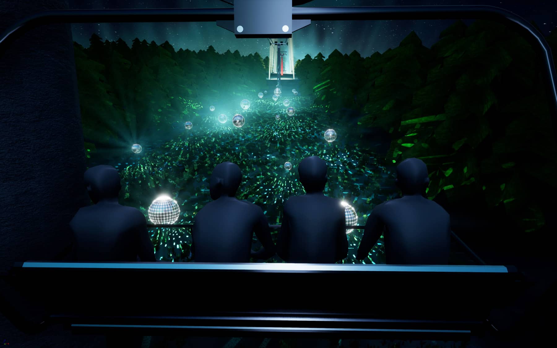 Le Vol de l'Oiseau Mécanique : un spectacle son-lumière à ne pas manquer dans le Massif de Charlevoix lors de votre séjour en Charlevoix cet été - Photo Massif de Charlevoix