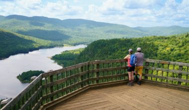 Point de vue dans le Parc National du Mont Tremblant - Photo Tourisme Laurentides