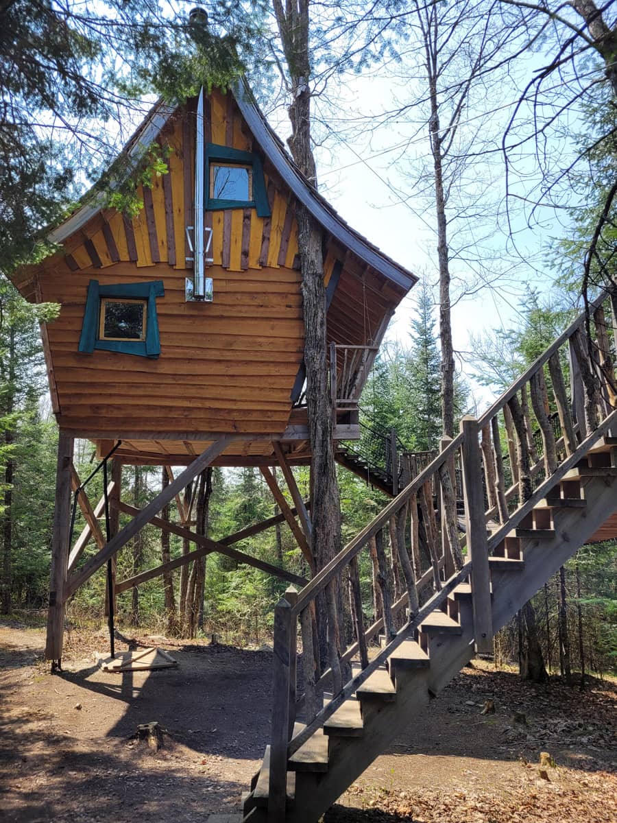 Les Toits du Monde - Un hébergement insolite comme alternative aux hôtels des Laurentides