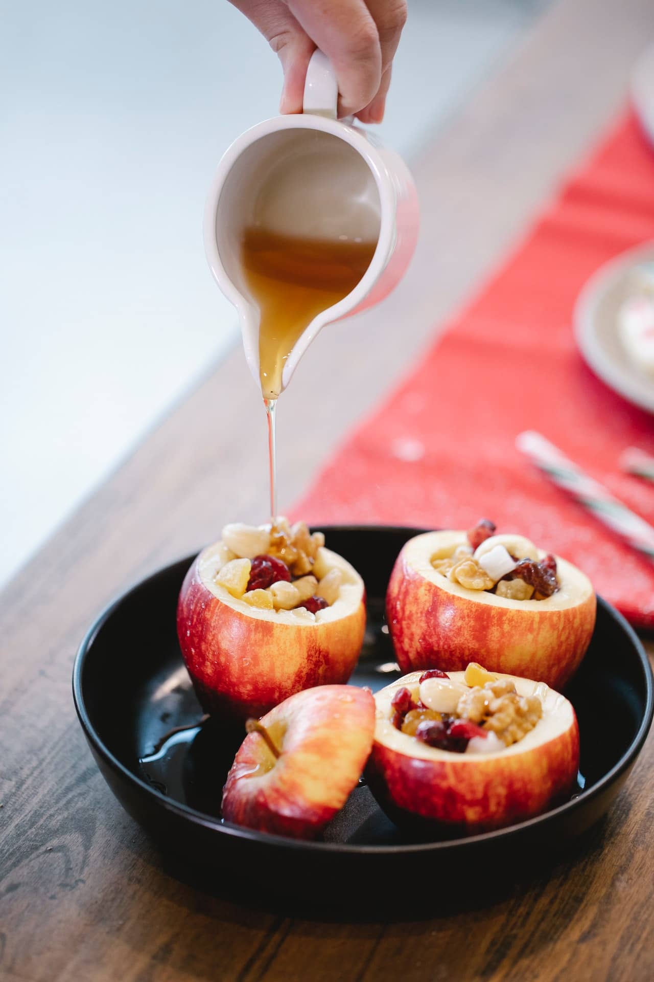 Recette à base de fruits sucrée au sirop d'érable - Photo Pexels