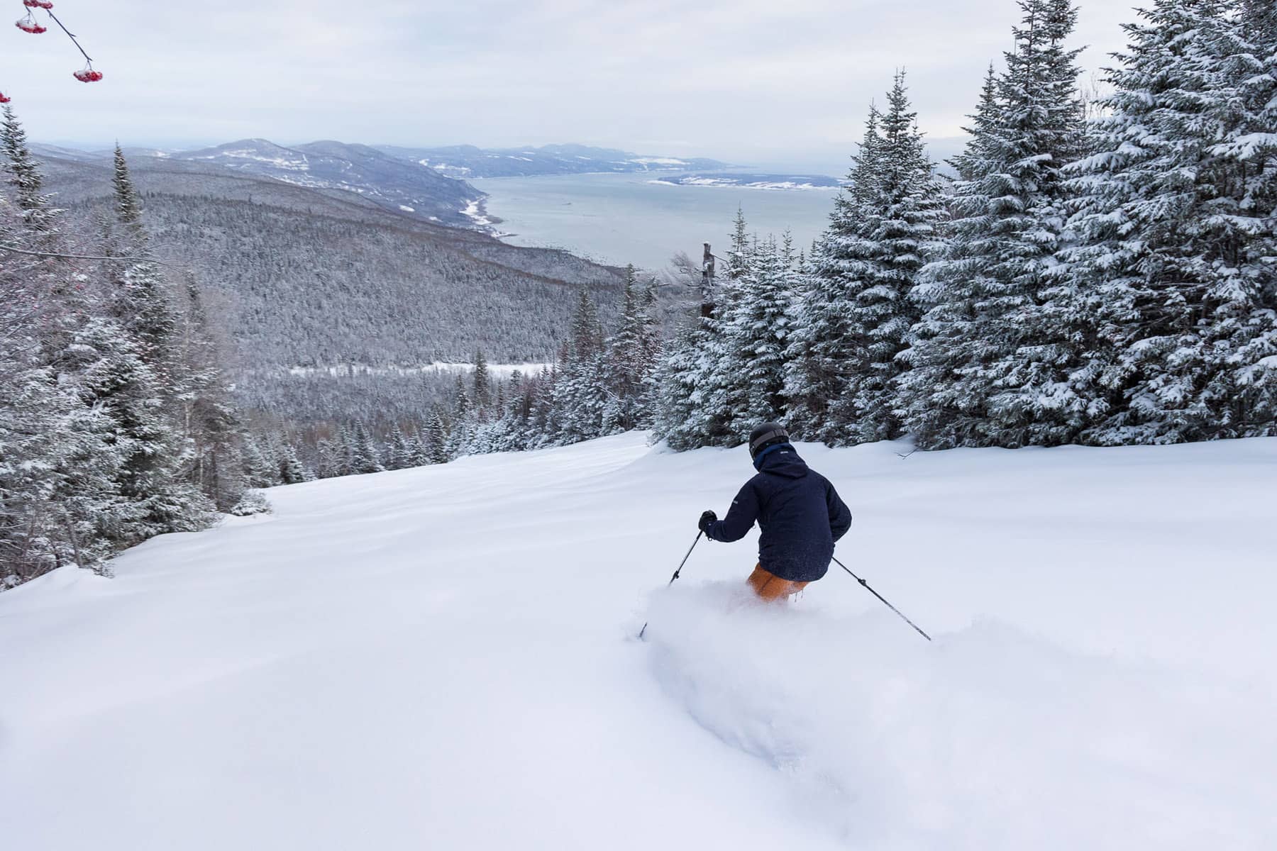Ski au Massif de Charlevoix - Charlevoix en hiver - Photo Alain Blanchette