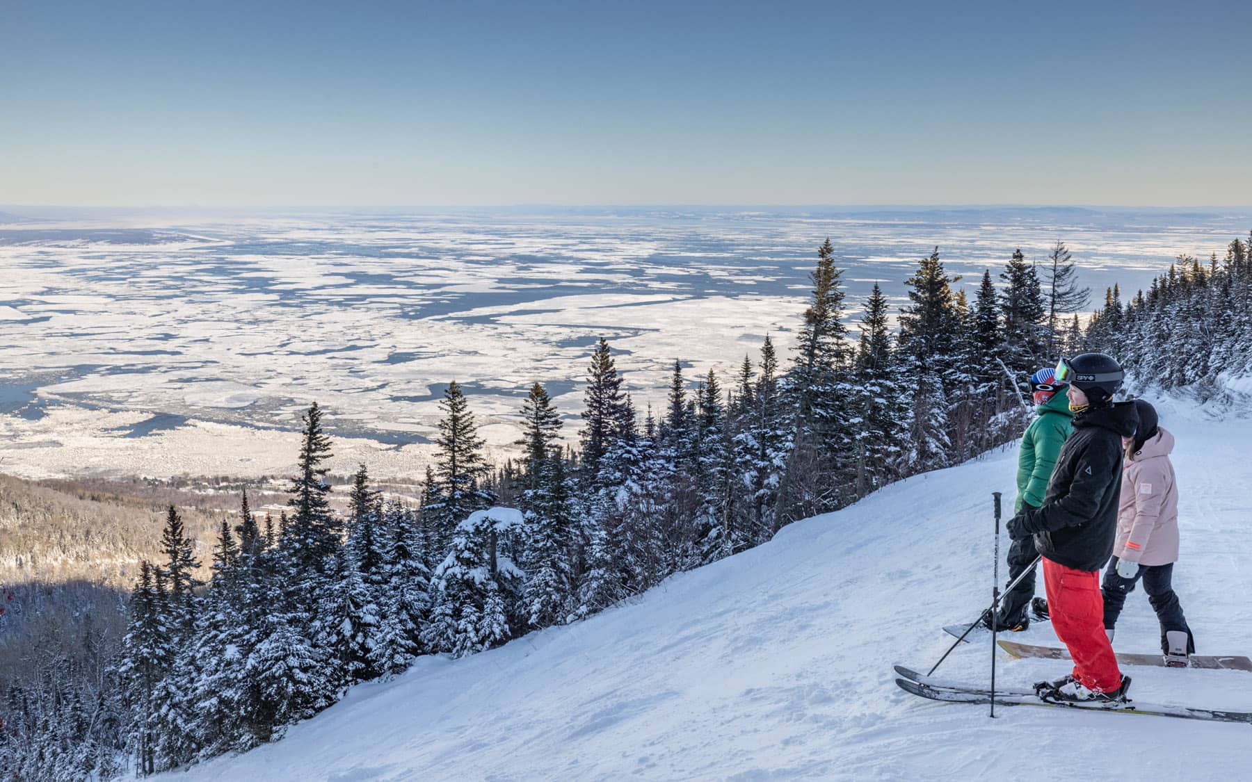 Faire du ski au Québec - Piste de ski du Massif de Charlevoix - Jean-Sébastien Chartier-Plante