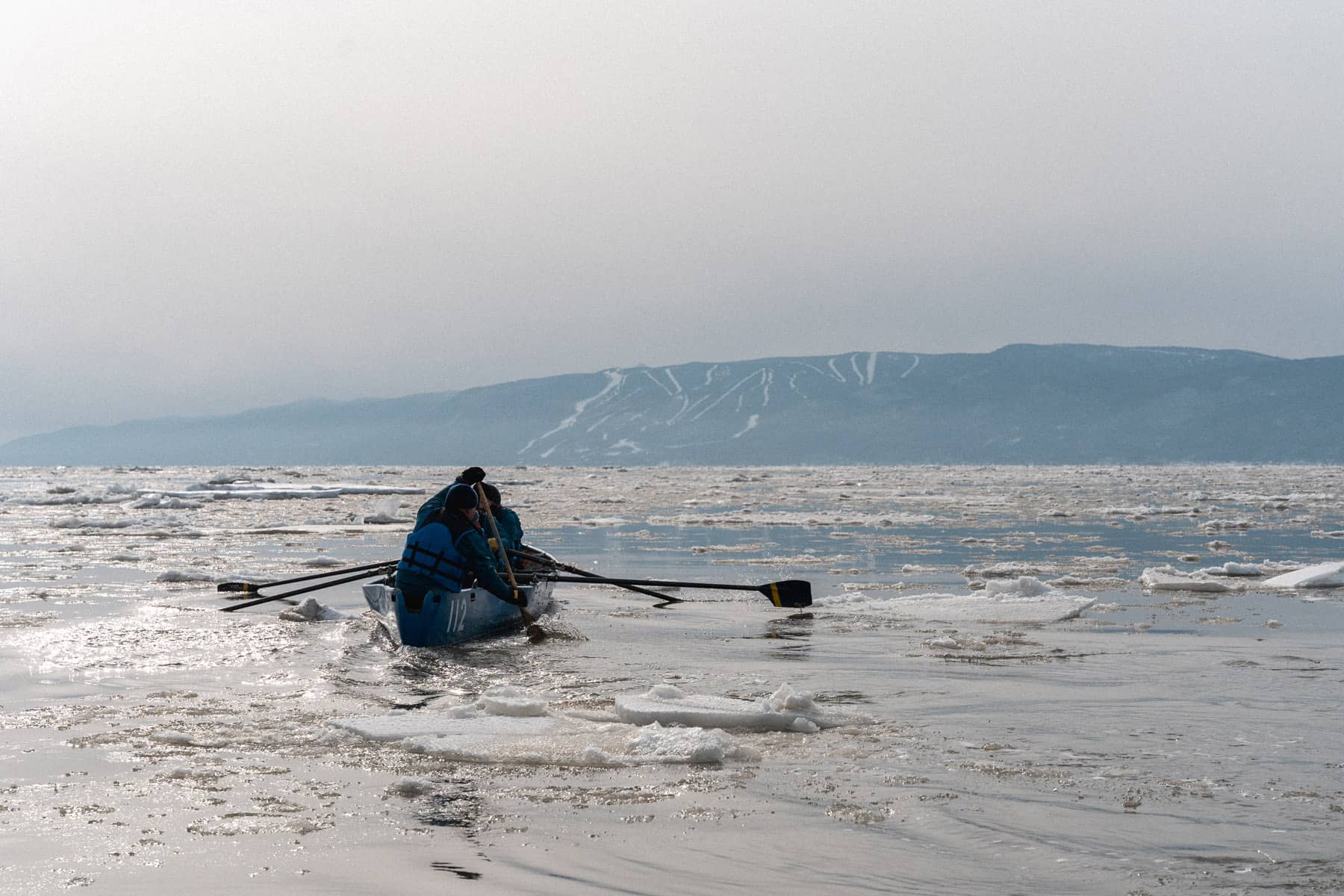 Canot à glace - Charlevoix en hiver - Photo Tourisme Charlevoix