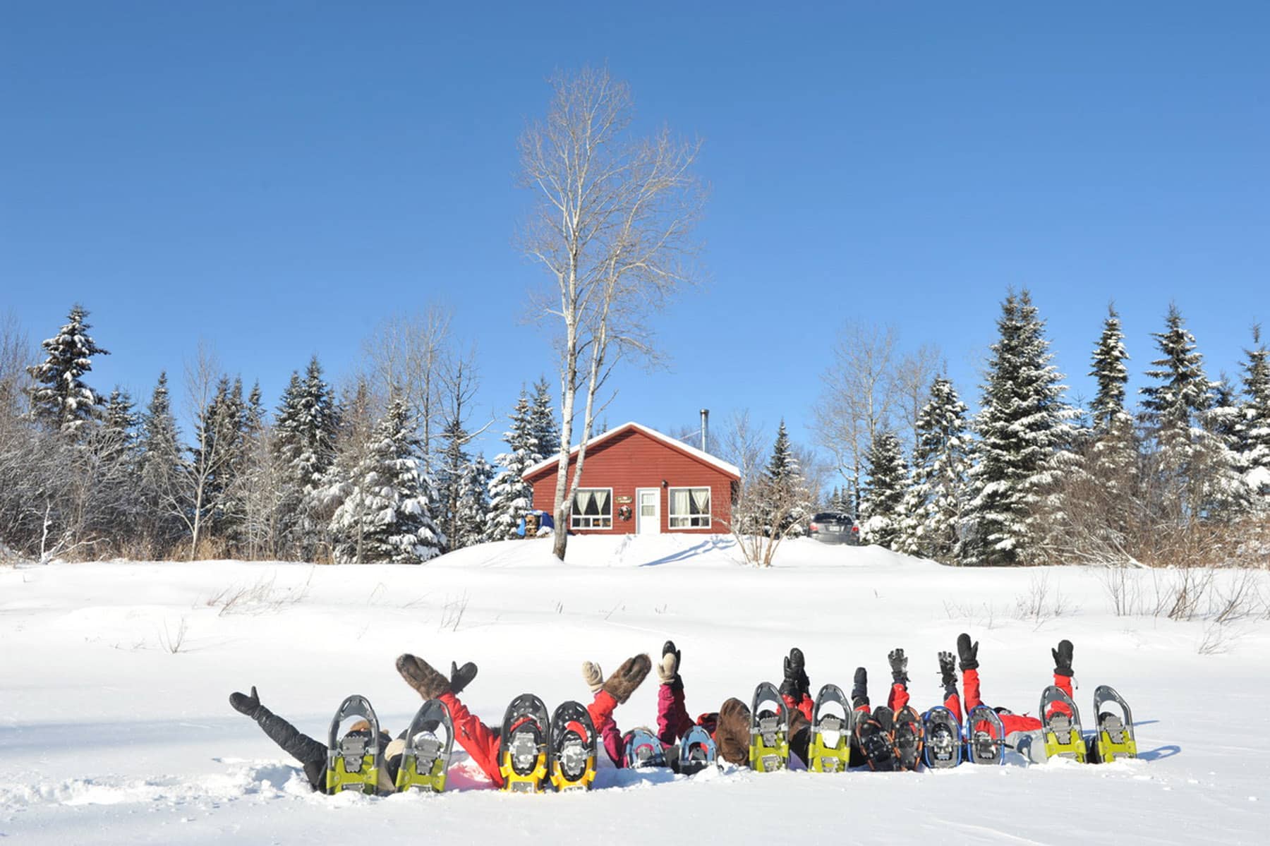 Activités de plein air au Québec en hiver - Chalets Pourvoirie Daaquam - Photo Québec Aventure Plein Air