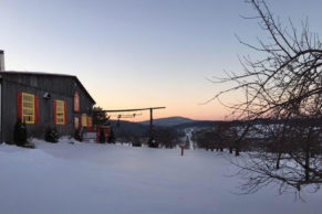 Cabane à pommes en hiver Labonté de la Pomme - Oka - Laurentides