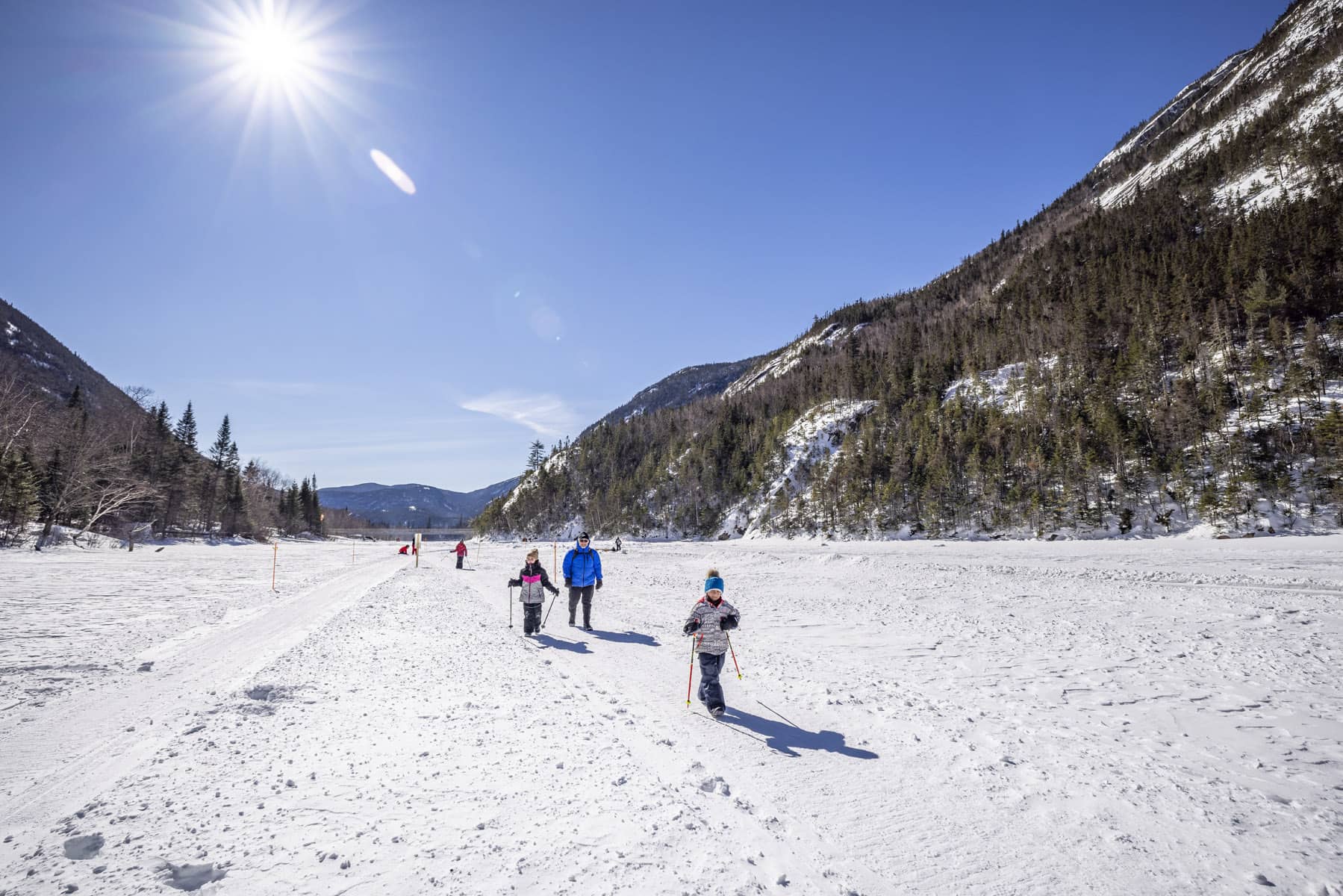 Randonnée pédestre - Charlevoix en hiver - Photo André-Olivier Lyra