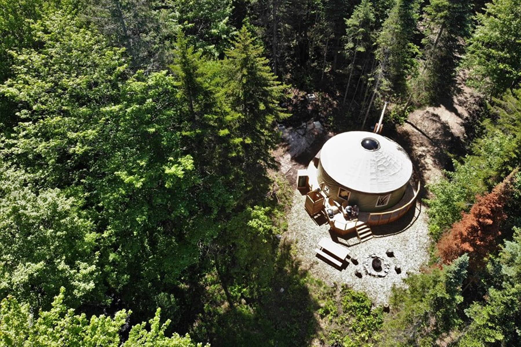 Hébergement en yourte au Québec - Kenauk Nature - Photo Québec Aventure Plein Air