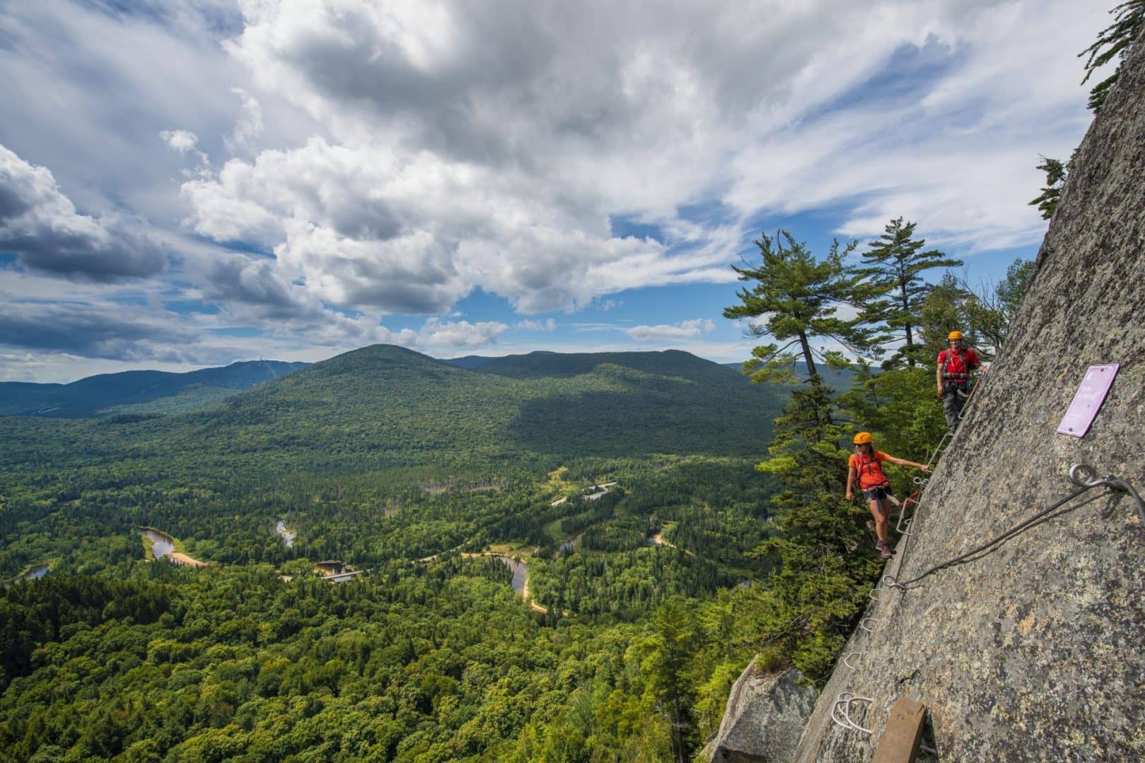 Route des Via Ferrata Québec - Parc national du Mont-Tremblant - Photo viaferrataquebec.com