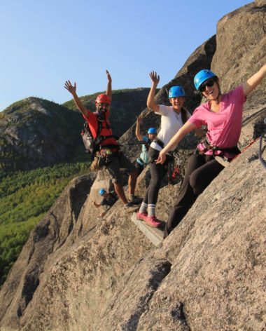 Route des Via Ferrata Québec - Traversée des Grands-Jardins - Photo Alain Pernelet