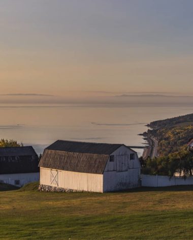 Charlevoix en automne : vue sur le Saint-Laurent - Photo André-Olivier Lyra