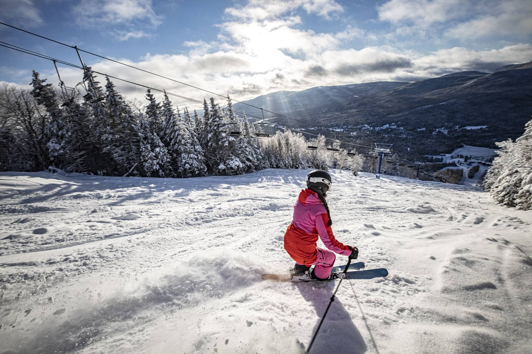 Ski au Mont Grands-Fonds - Charlevoix en hiver - Photo André-Olivier Lyra