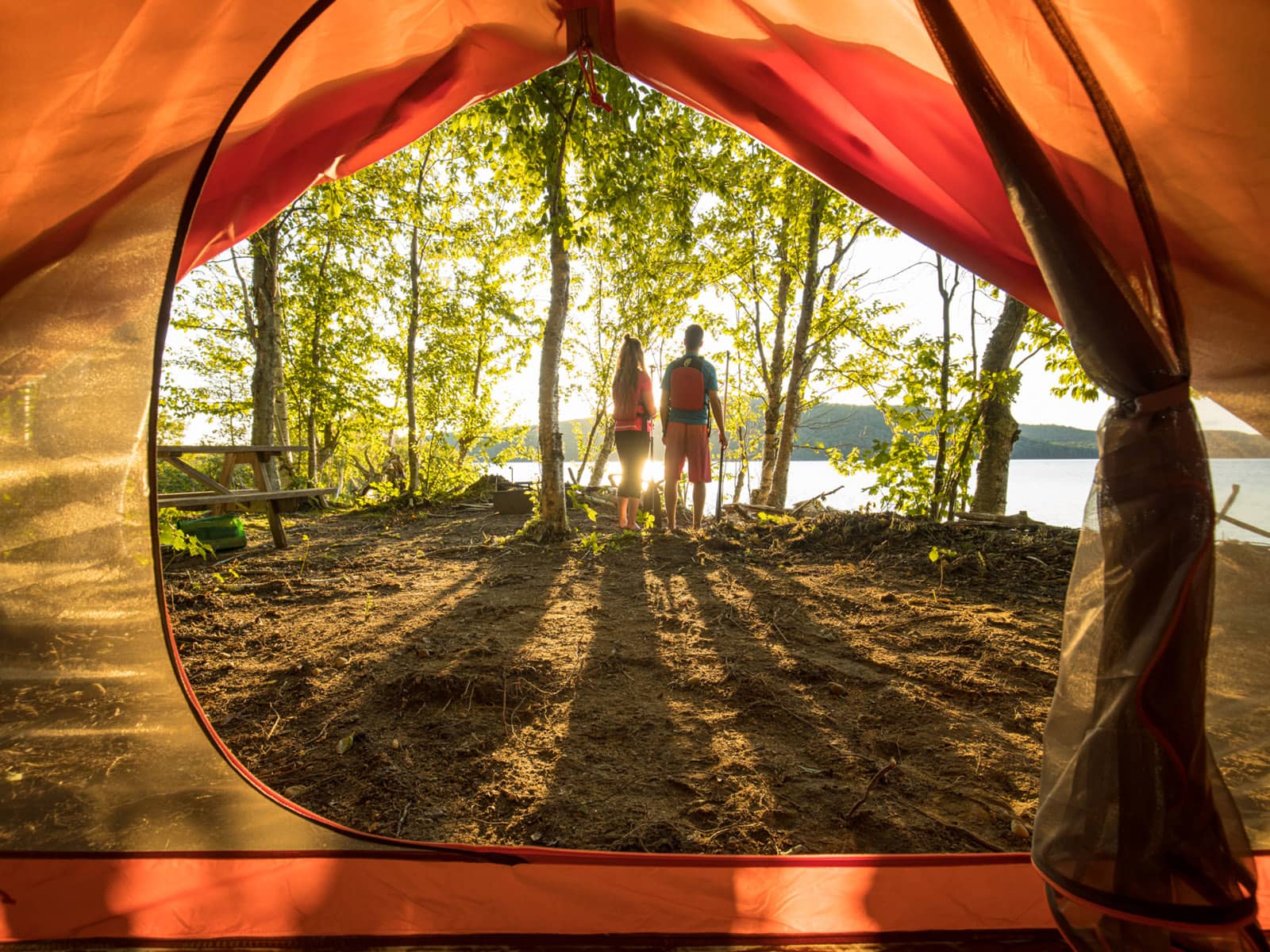Camping dans le Parc Régional Kiamika - Photo Québec Aventure Plein Air