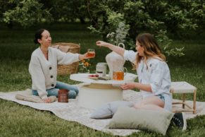 Pique nique en famille à Labonté de la Pomme - Oka - Laurentides