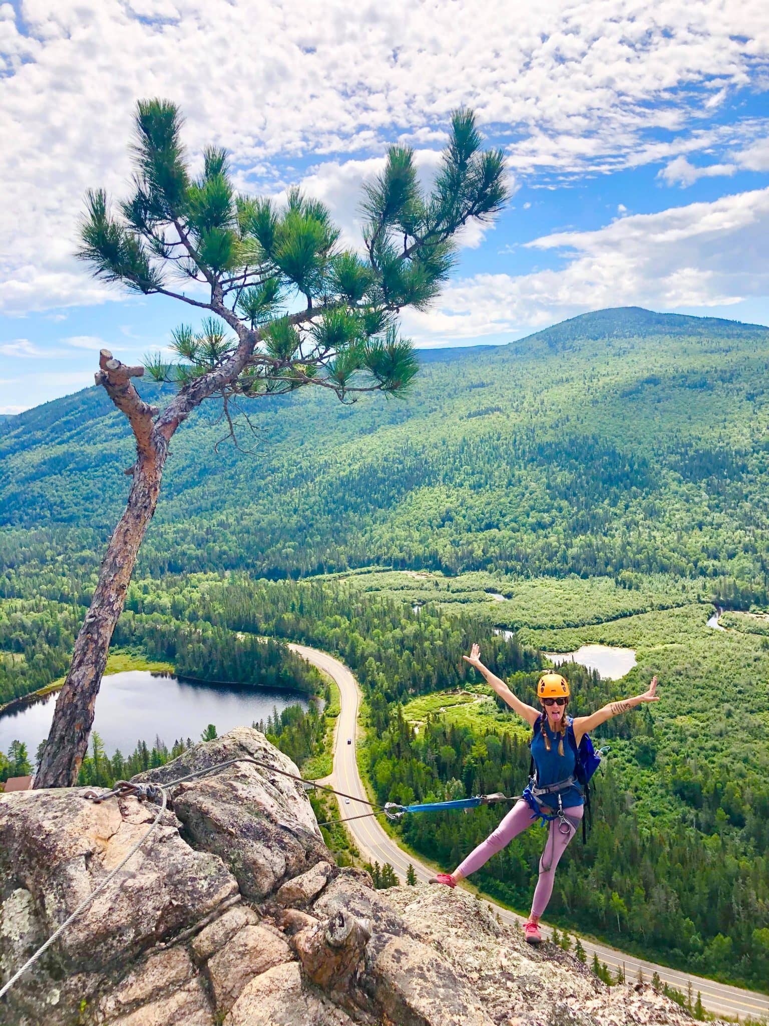 Route des Via Ferrata Québec - Vallée Bras du Nord - Photo viaferrataquebec.com