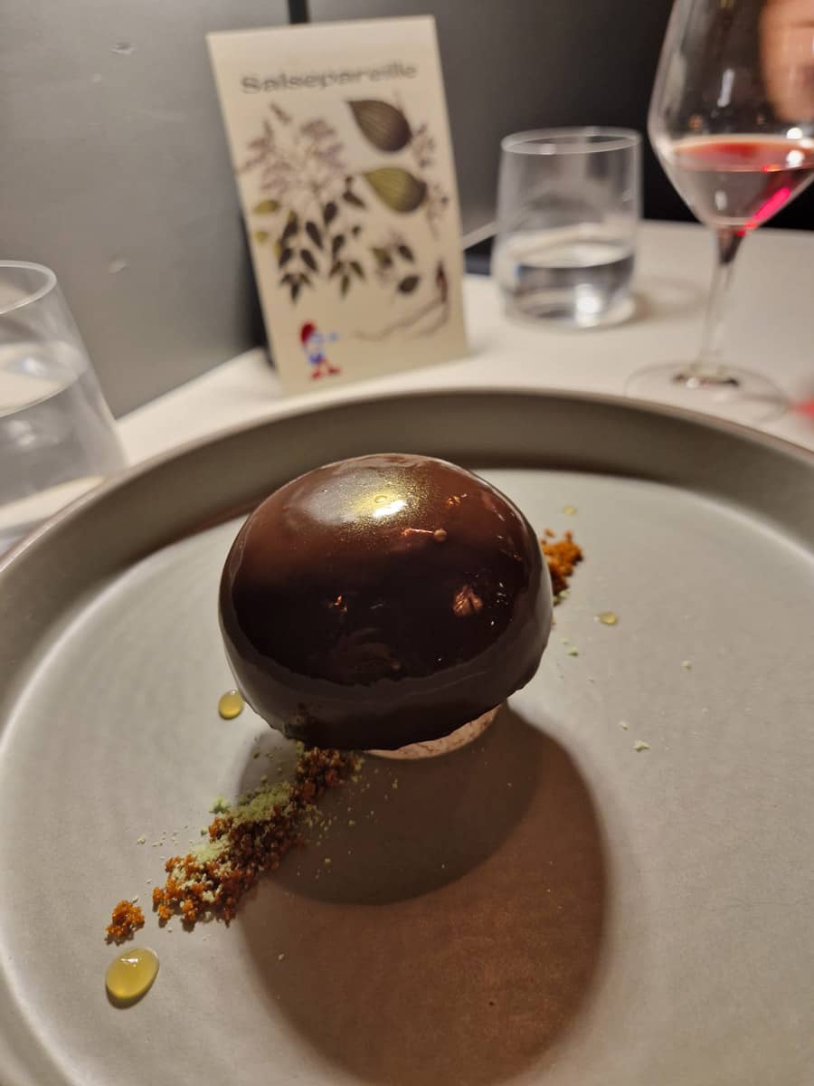 Un des plats du restaurant gastronomique Le Clan à Québec - Photo David Lang