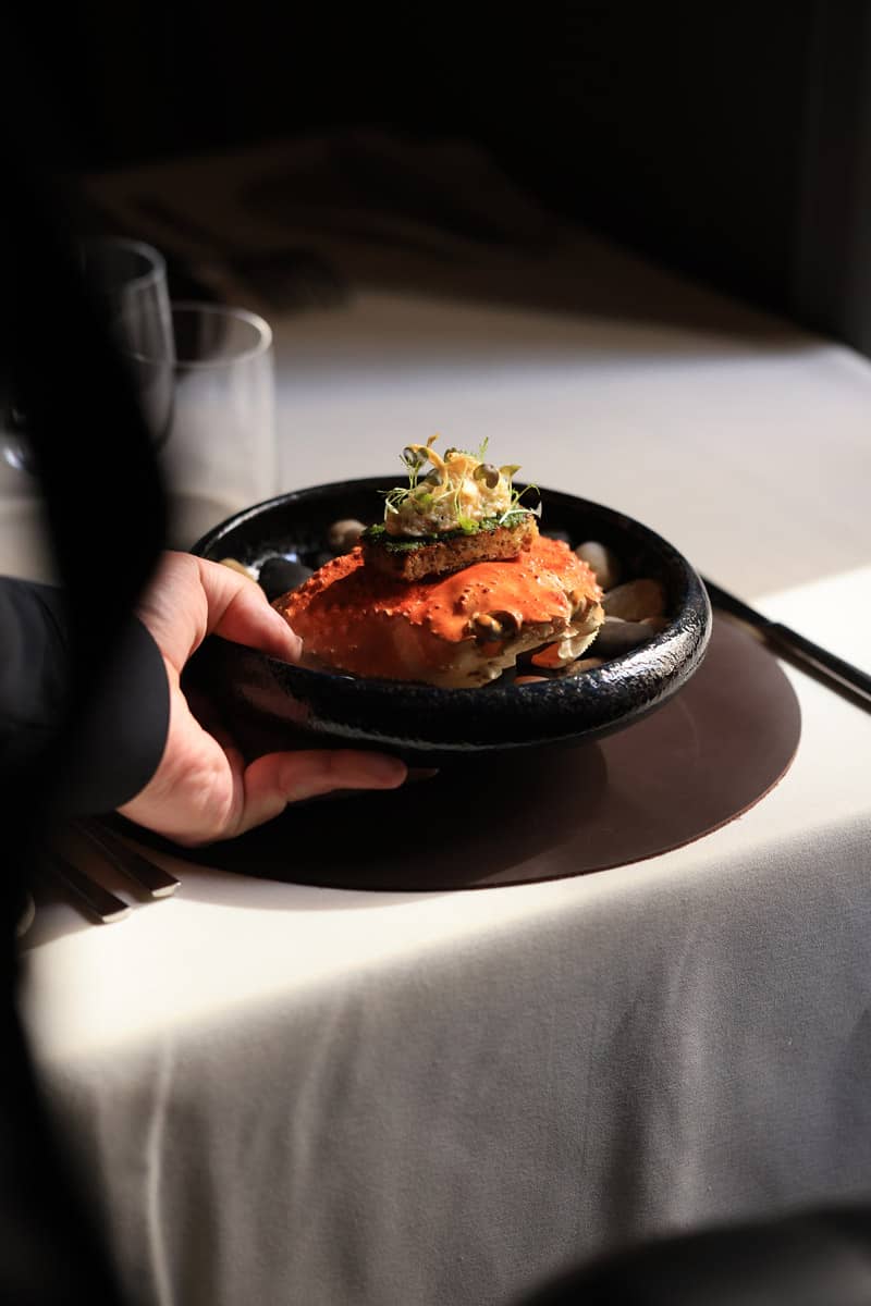 Un des plats du restaurant gastronomique Le Clan à Québec - Photo Frédéric Laroche