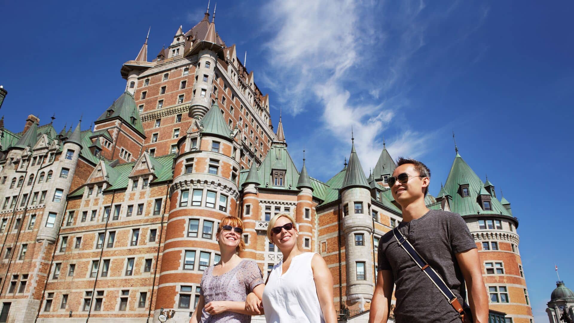 Visiter Québec : le Fairmont Château Frontenac - Photo Destination Canada