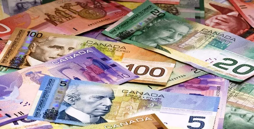 Illustration taux de change au Québec - Dollars canadiens