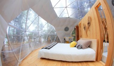 Hébergement en nature / tourisme durable au Québec - Photo Parc Aventures Cap Jaseux